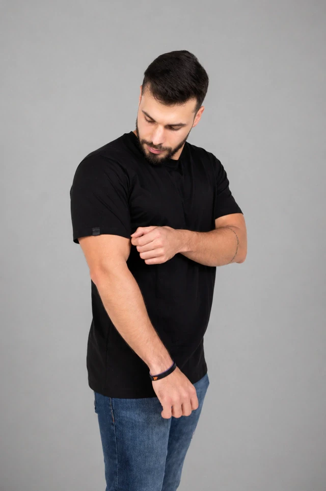 CAMISETA PIMA - PRETA — alternate