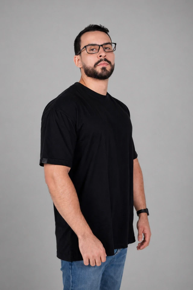 CAMISETA OVERSIZED - PRETA — alternate